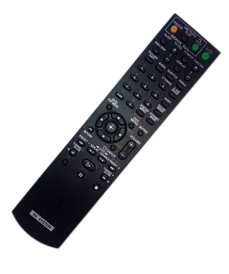 JustFine Replaced Remote Control for Sony DAV-HDX576WF HCDHDX585 DAVHDX279W 148057011 HCD-HDX277WC HCDHDX589W Home Theater Audio/Video Receiver AV System - Image 1